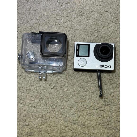 GoPro HERO4 Black Action Camera w/ Waterproof Housing – No Battery TESTED